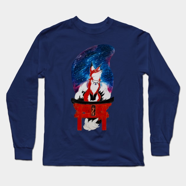 Makka Stargazing Long Sleeve T-Shirt by Lycoris ArtSpark